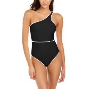 Calvin Klein One Shoulder Swimsuit
